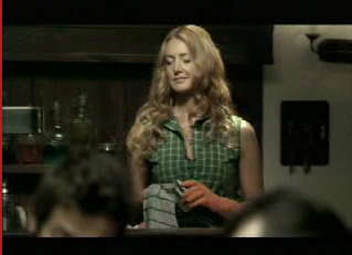 Publicity for 'Spontex'. 'La Dama Inquieta' doubling the hands of the actress